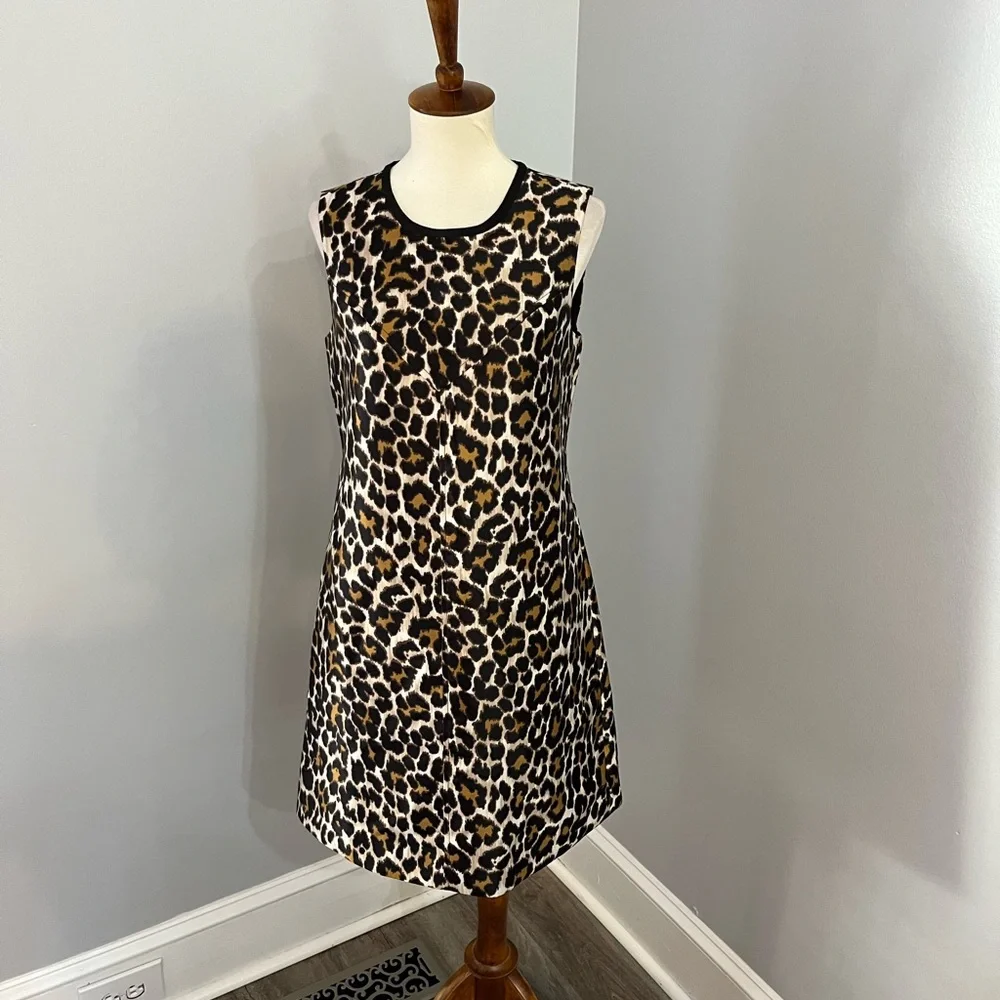 NWOT J.Crew leopard print dress size 2